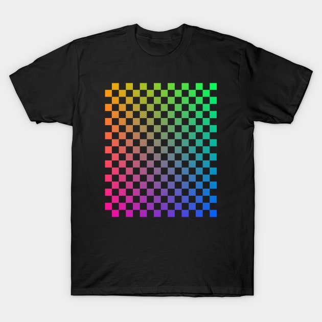 Abstract Color Squares Graphic Design T-Shirt by MasliankaStepan